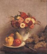 Jean Beraud Fruits and Flowers oil painting artist
